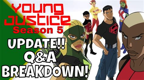 Young Justice Season 5 Update Christopher Jones Q&A Breakdown.